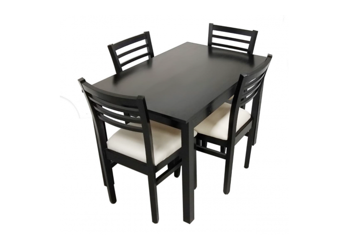 Juego de comedor mesa veronica de 1,30 + 4 sillas