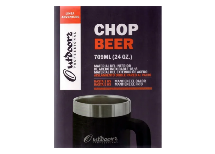 Chop acero inoxidable 709ml - outdoors un-1598
