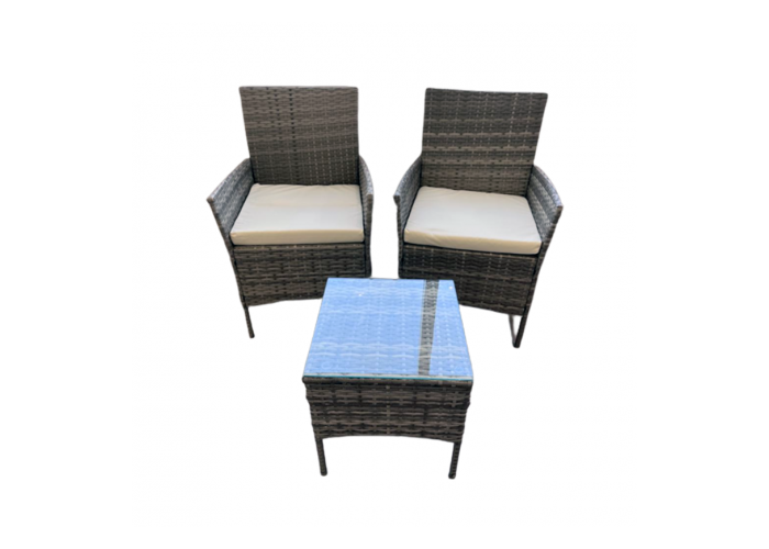 Set jardin varadero 2 sillones + mesa (pra01gr)