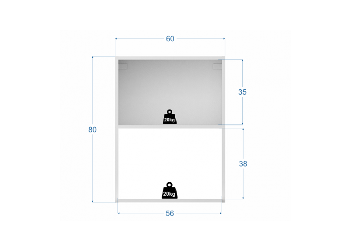 Alacena para microondas uniform