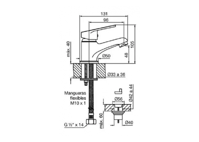 Monocomando fv compacto