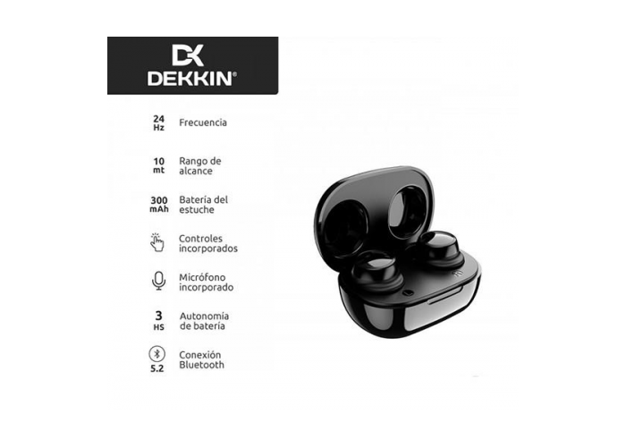 Auriculares airpod tws dekkin acctw018