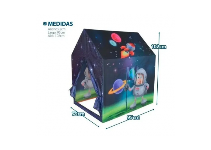 Carpa infantil tipo casa