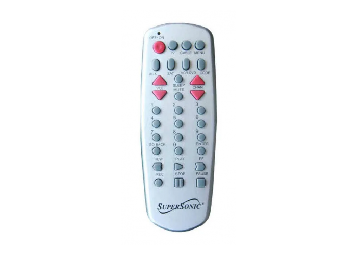 Control remoto universal tv supersonic 27