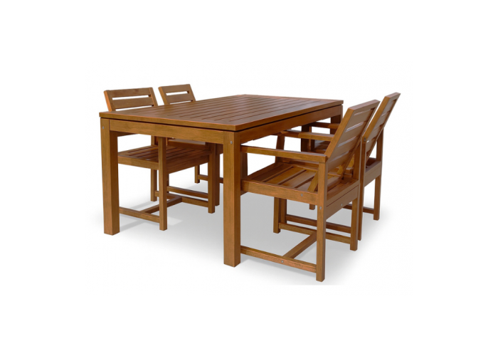 Juego de jardin exterior lustrado