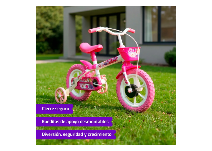 Bicicleta r12 monotubo nena