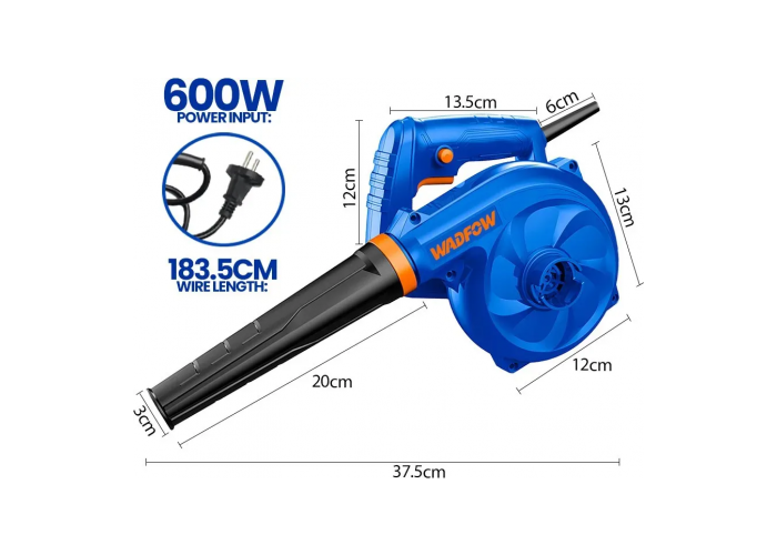 Soplador wadfow 600w 1600 rpm wdfwab15601