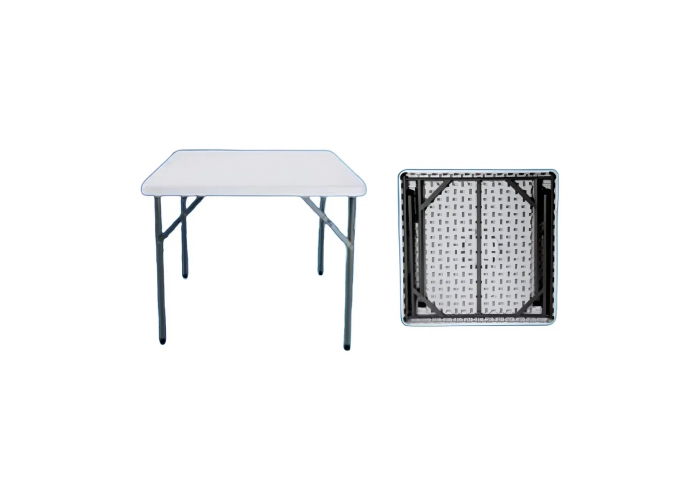 Mesa de camping cuadrada plegable 88*8*74