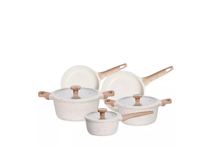 Set de bateria cocina x5 pzas onix beige (21478)