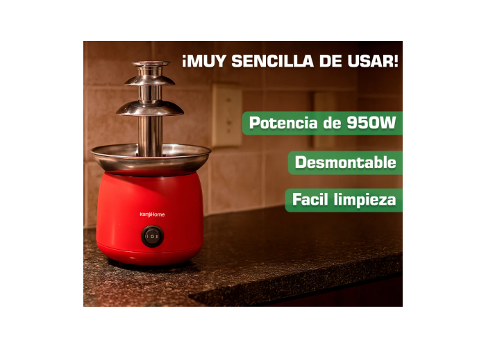 Fuente de chocolate kanji home kjh-cfp003