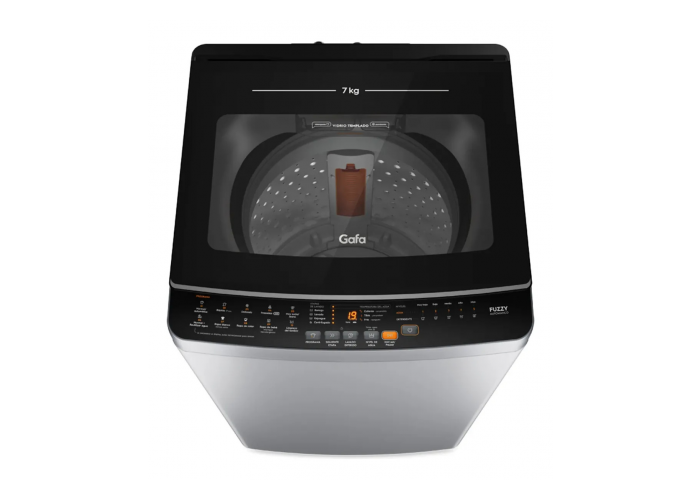 Lavarropas gafa lgs070s 7 kg carga superior plata