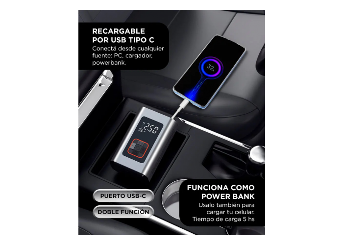 Inflador inalambrico gadnic av000042