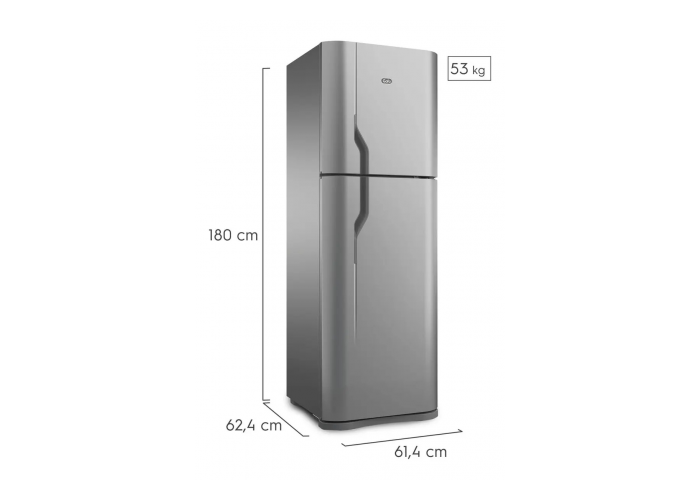 Heladera gafa plata gafa hgf388afp 374 lts