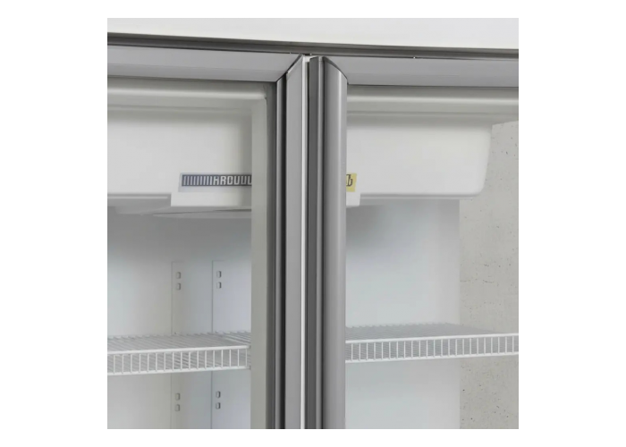 Exhibidora vert. doble puerta frider premium 940 lts