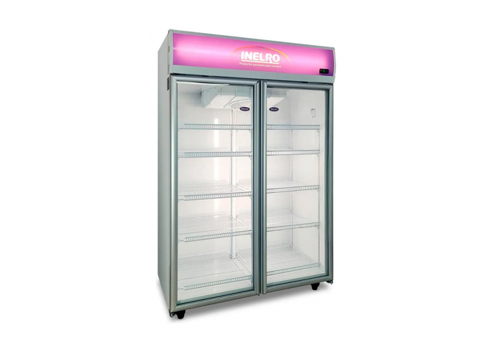 Exhibidora vertical inelro doble puerta mt-980 (980lts) 