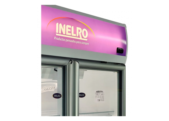 Exhibidora vertical inelro doble puerta mt-980 (980lts) 