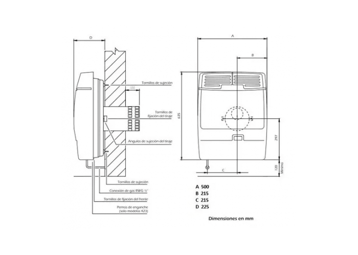 Calefactor volcan 3800 t/b (43716v)